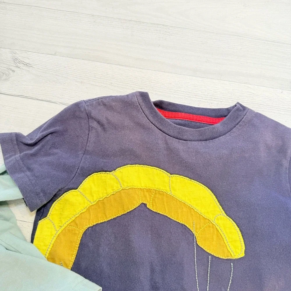 Mini Boden boys appliqué‎ paraglider long sleeve shirt 4/5